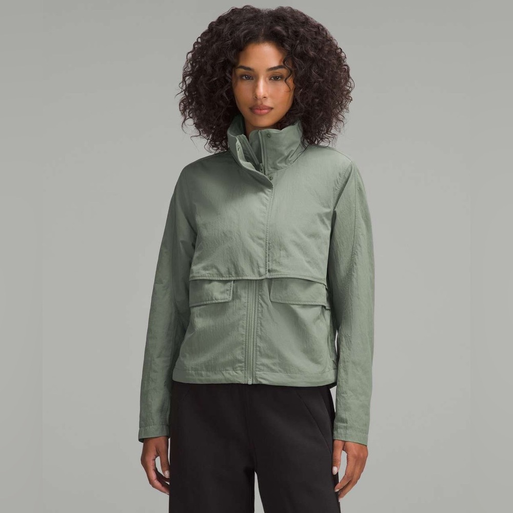 Lululemon Always Effortless Jacket grey Eucalyptus